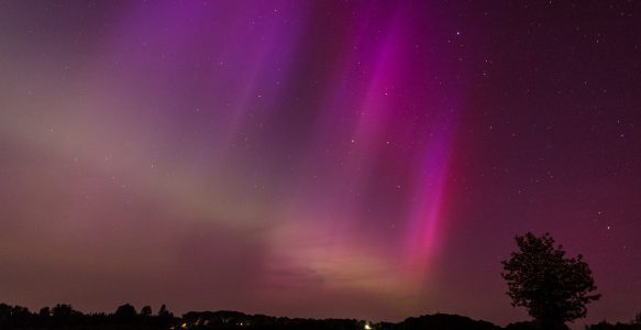 Einfach magisch – Polarlichter überm Rheinland