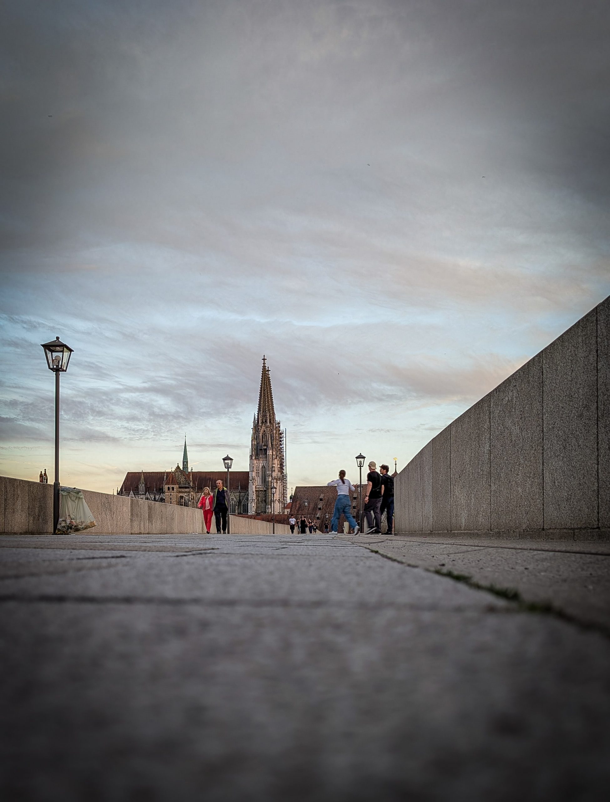 Ein Sommerabend in Regensburg