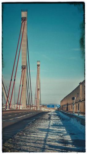 Die alte Leverkusener Rheinbrücke