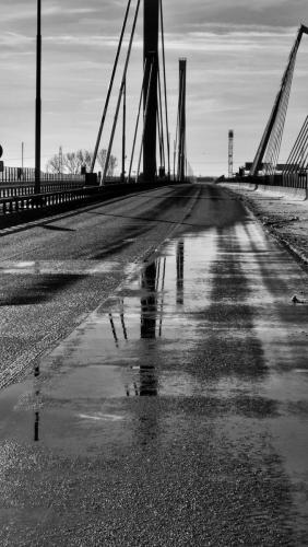 Die alte Leverkusener Rheinbrücke