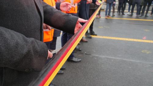 Feierliche Eröffnung der neuen Rheinbrücke