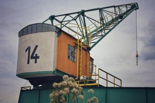 Verladekran im Rheinauhafen