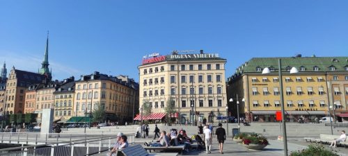 Blick auf Gamla stan