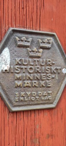 Plakette für Denkmalgeschützes Gebäude