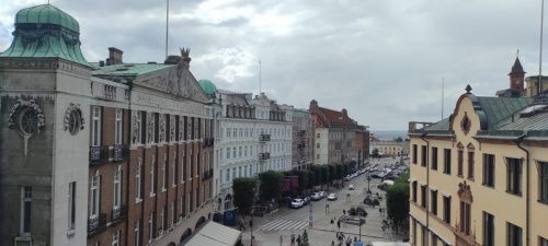 Helsingborg - Blick von der Terrasstrapporna 