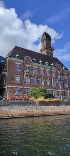 Malmö vom Wasser aus gesehen