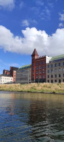 Malmö vom Wasser aus gesehen