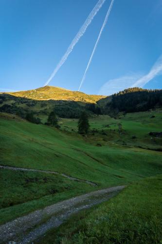 Berge in der Morgensonne