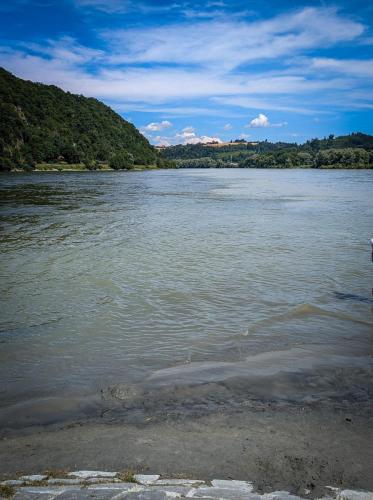 Dreiflüsseeck: Zusammenfluss von Donau und Inn