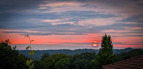 Sonnenuntergang mit Domblick