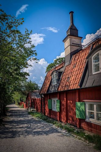 In der Stigbergsgatan umweht einen ein Hauch von Bullerbü