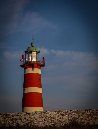 Naturschutzgebiet Närsholmen - am Leuchtturm kann man ein Gästehaus mieten