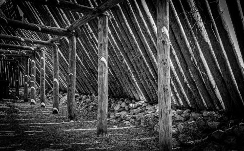 Lojsta hall - Ein bäuerliches Langhaus (rekostruiert) aus der späten Eisenzeit