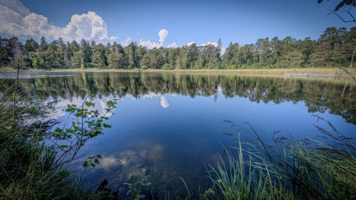 Lojsta slott - der umgebende See schützte einst vor Eindringlingen