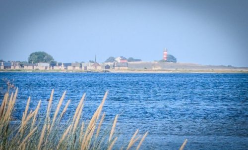 In Sichtweite das Naturschutzgebiet Närsholmen, wo wir gestern Abend waren