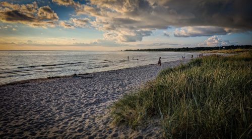Zwischenstopp am Tofta Strand zur Goldenen Stunde