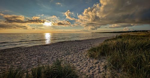 Zwischenstopp am Tofta Strand zur Goldenen Stunde