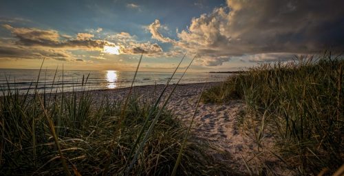 Zwischenstopp am Tofta Strand zur Goldenen Stunde