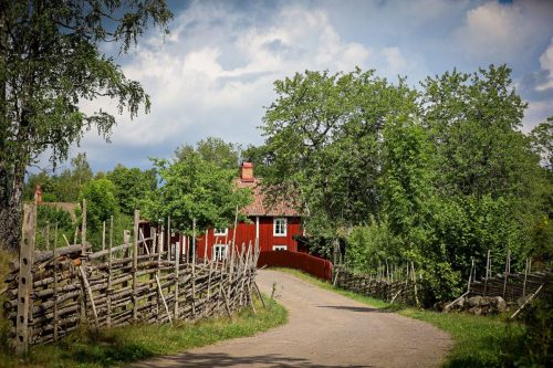 Stensjö by - Ein Freilichtmuseumsdorf aus der Zeit um 1900