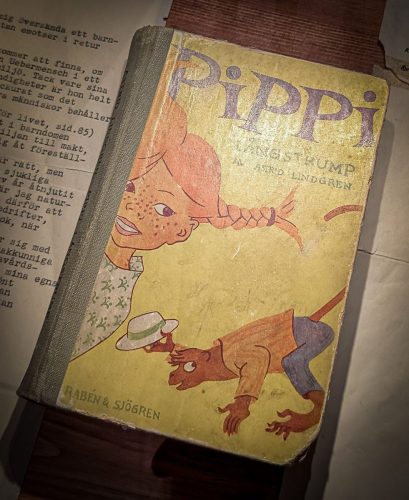 Pippi Langstrumpf - Erstausgabe (plus Auszug vom Ablehnungsschreiben des Verlags)