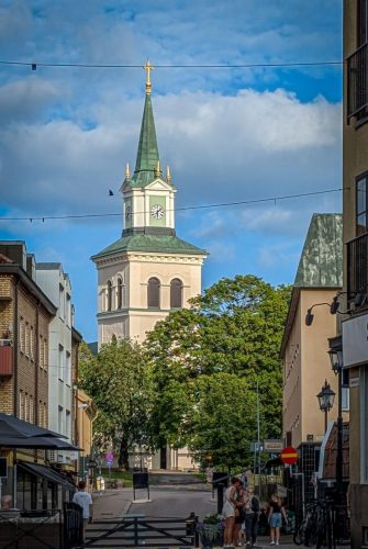 Ein letzter Blick auf die Kirche Vimmerbys