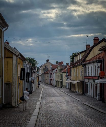 In der Storgatan (Große Straße) geht es heute mehr als beschaulich zu