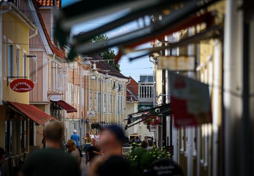 Norra Storgatan - die Hauptstraße der Altstadt