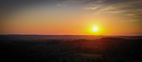 Sonnenuntergang über Smaland