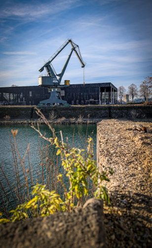 Los geht´s draußen - Blick auf die andere Hafenseite