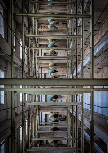 Rutschen bis der Drehwurm kommt